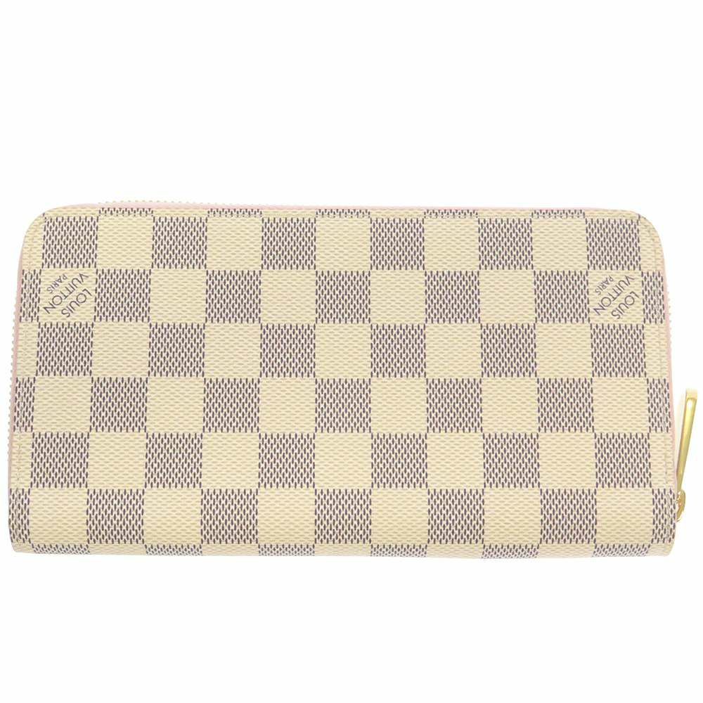 ルイヴィトン 長財布 ダミエアズール ジッピーウォレット ローズバレリーヌ N63503 LOUIS VUITTON ヴィトン 財布