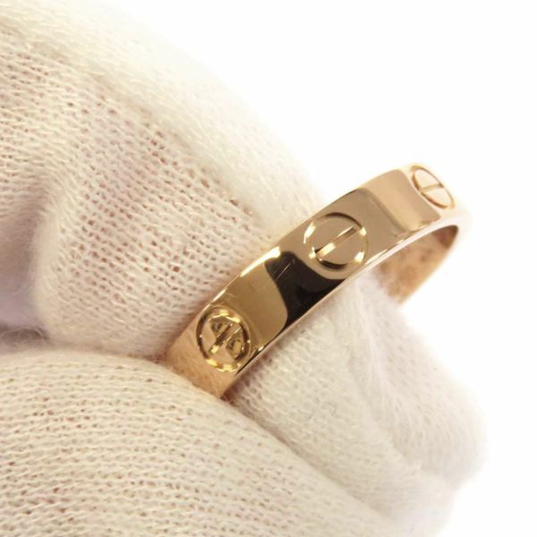 カルティエ リング ミニ ラブ K18PGピンクゴールド リングサイズ50 Cartier LOVE ジュエリー 指輪