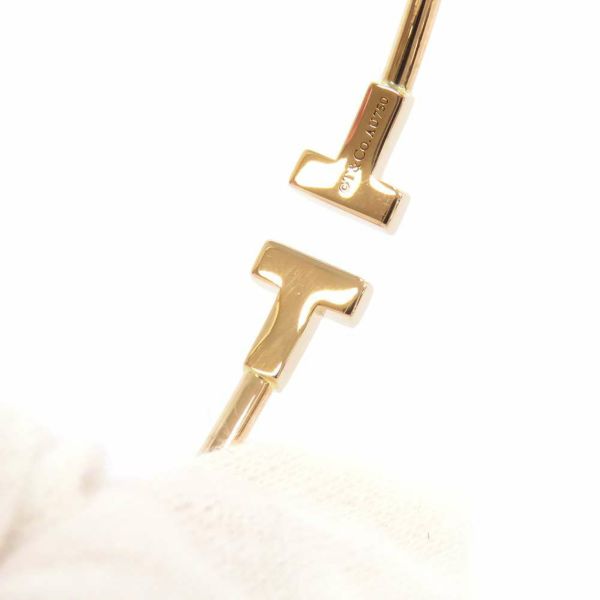 ティファニー ブレスレット T ワイヤー ダイヤモンド K18PGピンクゴールド Tiffany&Co. ジュエリー