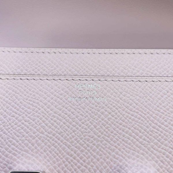 エルメス 長財布 コンスタンス トゥーゴー ロング モーヴペール/シルバー金具 ヴォーエプソン U刻印