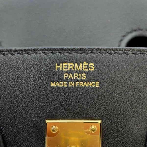 エルメス バーキン25 ブラック/ゴールド金具 スイフト B刻印 HERMES Birkin ハンドバッグ