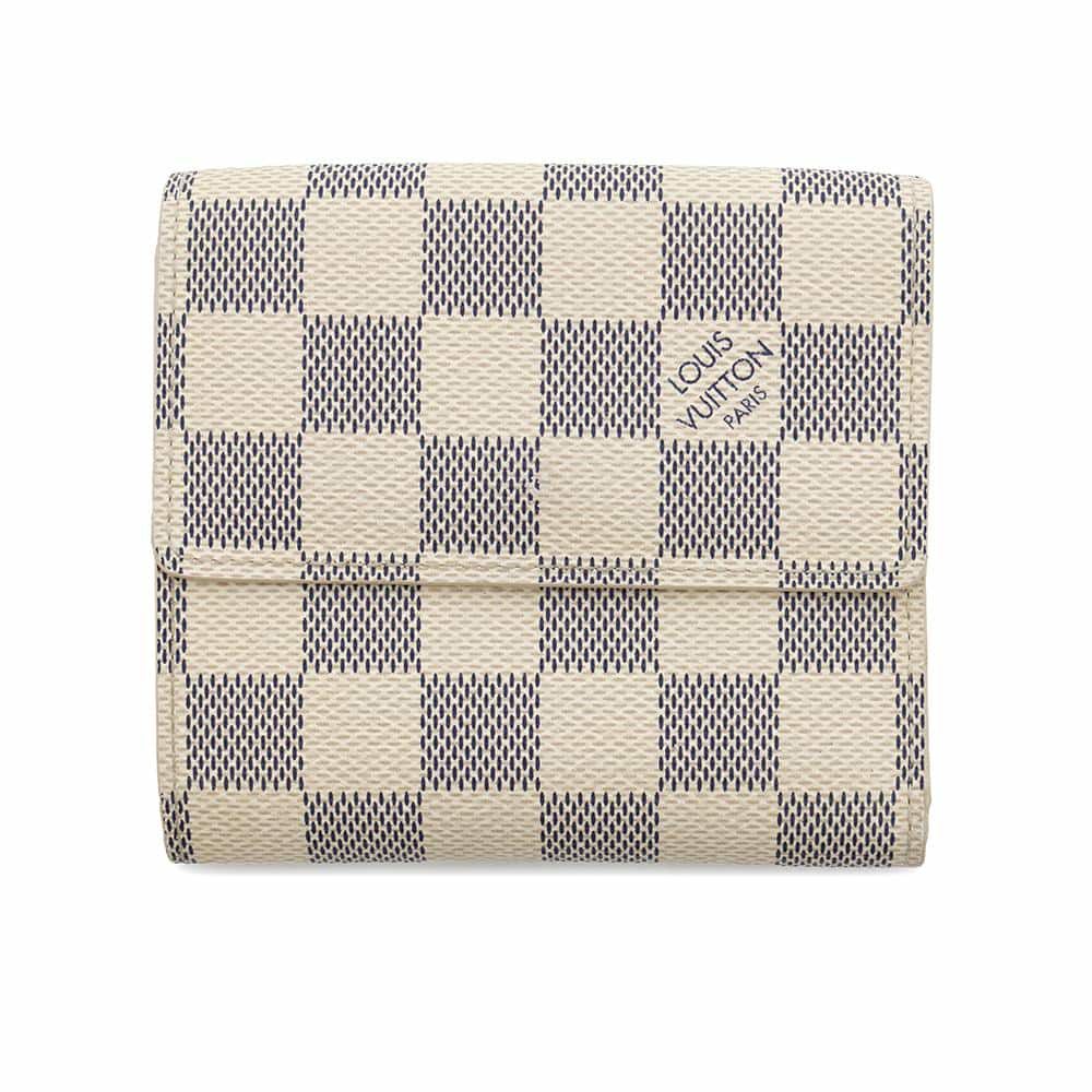 ルイヴィトン 二つ折り財布 ダミエ・アズール ポルトフォイユ・エリーズ N61733 LOUIS VUITTON