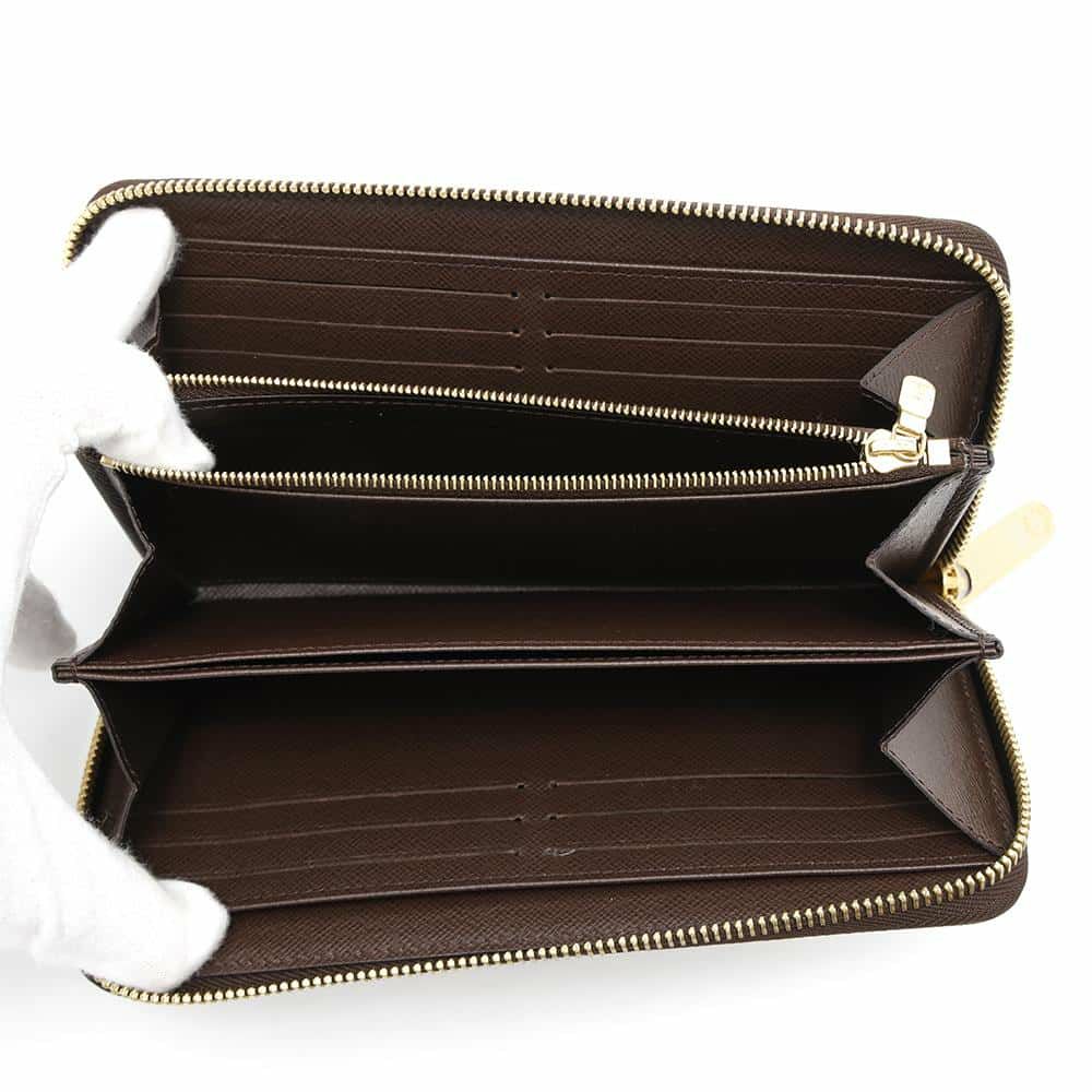 ルイヴィトン 長財布 ダミエ・エベヌ ジッピー・ウォレット N41661 LOUIS VUITTON