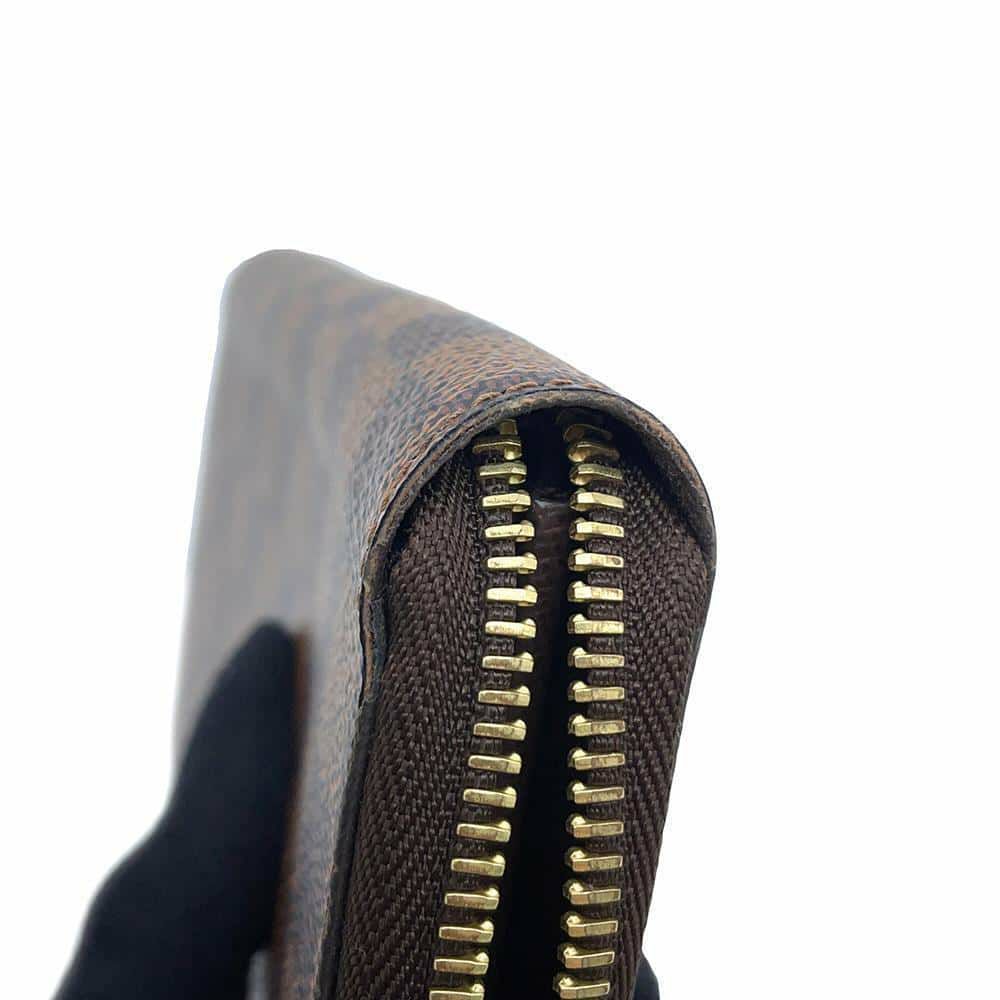 ルイヴィトン 長財布 ダミエ・エベヌ ジッピー・ウォレット N41661 LOUIS VUITTON