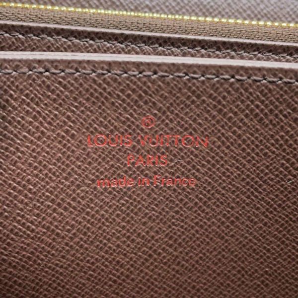 ルイヴィトン 長財布 ダミエ・エベヌ ジッピー・ウォレット N41661 LOUIS VUITTON