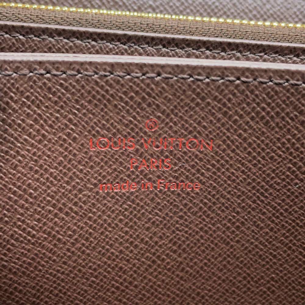 ルイヴィトン 長財布 ダミエ・エベヌ ジッピー・ウォレット N41661 LOUIS VUITTON