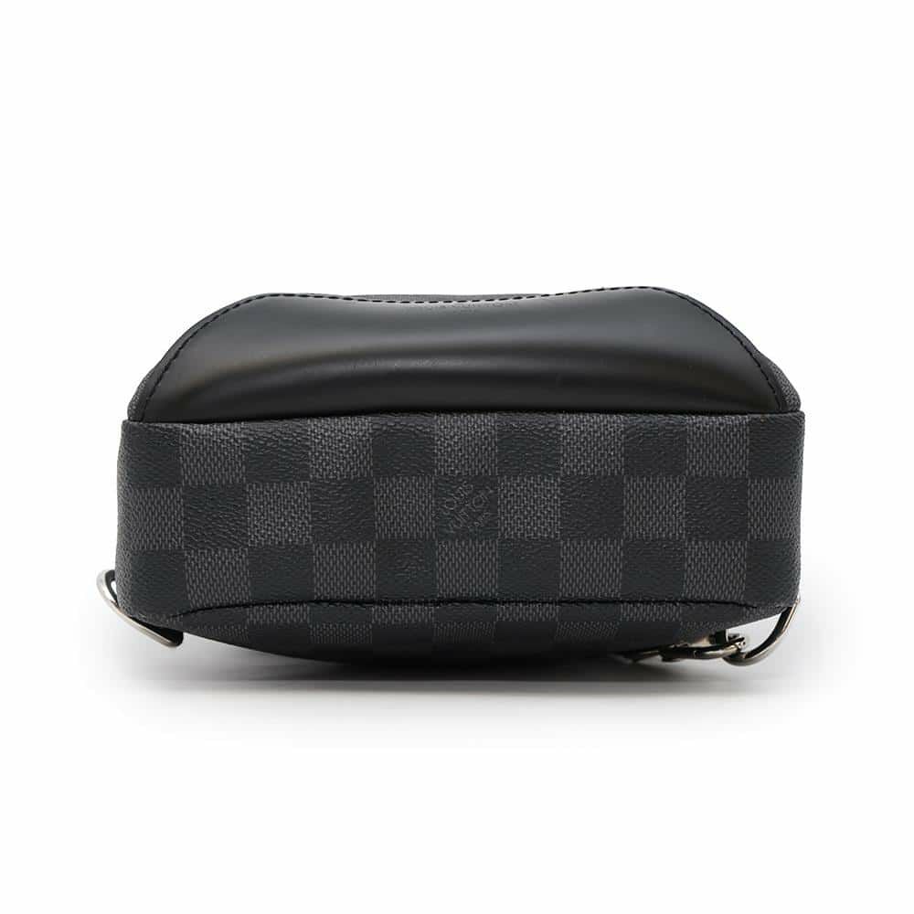 ルイヴィトン ボディバッグ ダミエ・グラフィット アヴェニュー・スリングバッグ N41719 LOUIS VUITTON 黒 ブラック