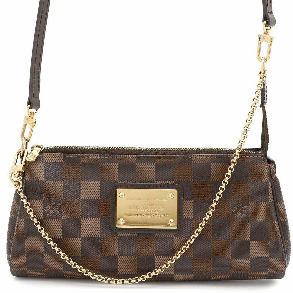 ルイヴィトン ショルダーバッグ ダミエ・エベヌ エヴァ N55213 LOUIS VUITTON アクセサリーポーチ 2way
