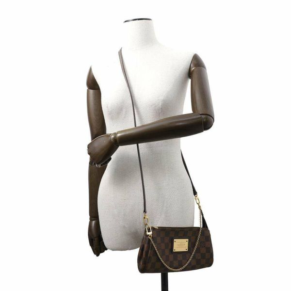 ルイヴィトン ショルダーバッグ ダミエ・エベヌ エヴァ N55213 LOUIS VUITTON アクセサリーポーチ 2way