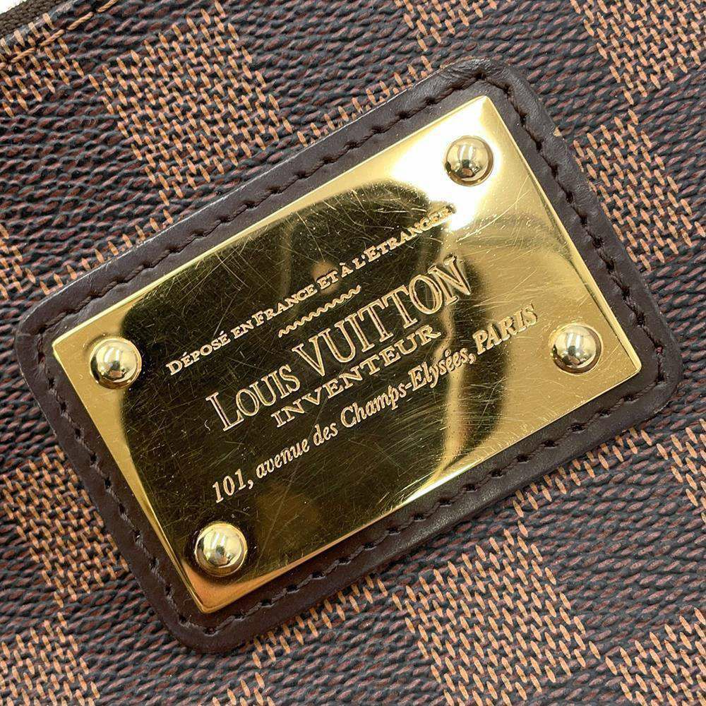 ルイヴィトン ショルダーバッグ ダミエ・エベヌ エヴァ N55213 LOUIS VUITTON アクセサリーポーチ 2way