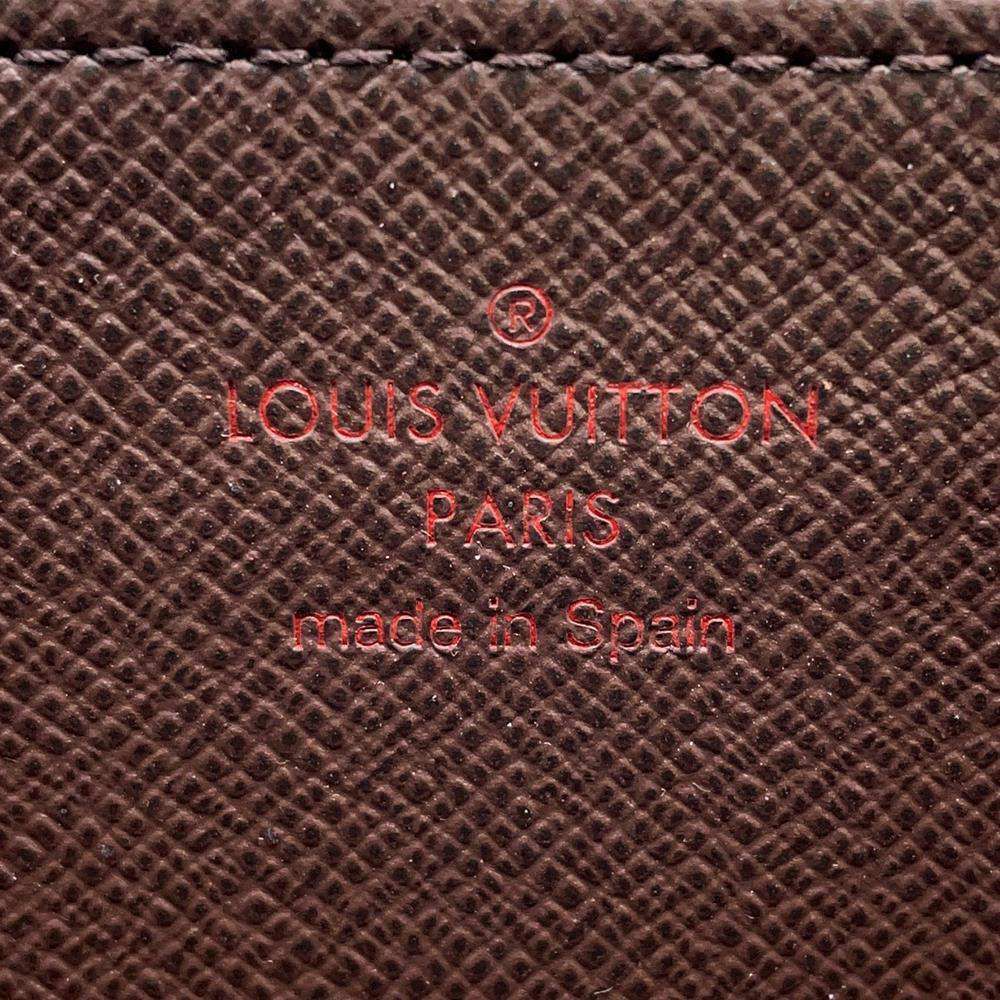 ルイヴィトン 長財布 ダミエ・エベヌ ジッピー・ウォレット N41661 LOUIS VUITTON 財布