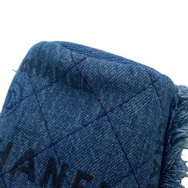シャネル チェーンショルダーバッグ デニム マトラッセ ココマーク AP2603 CHANEL ミニバッグ