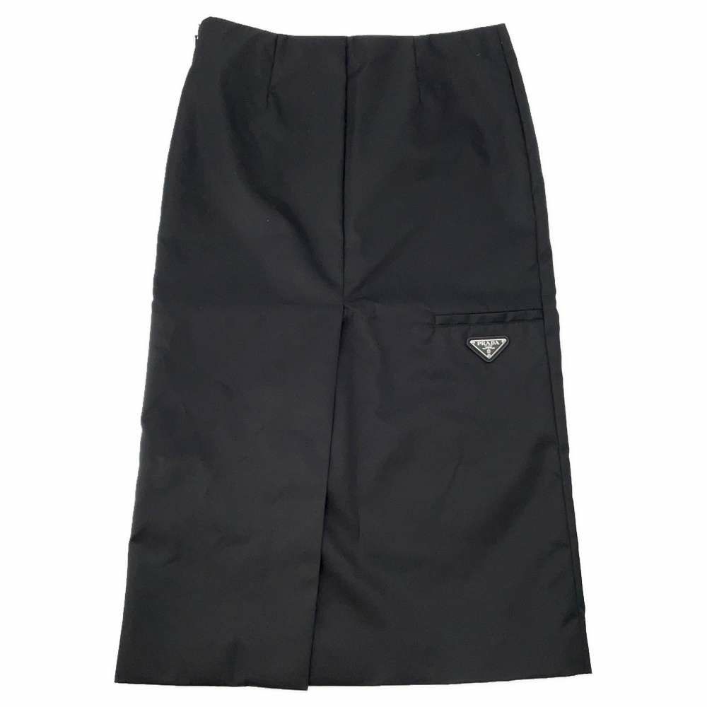 プラダ スカート 三角ロゴ ナイロン レディースサイズ36 21H924 PRADA アパレル 黒