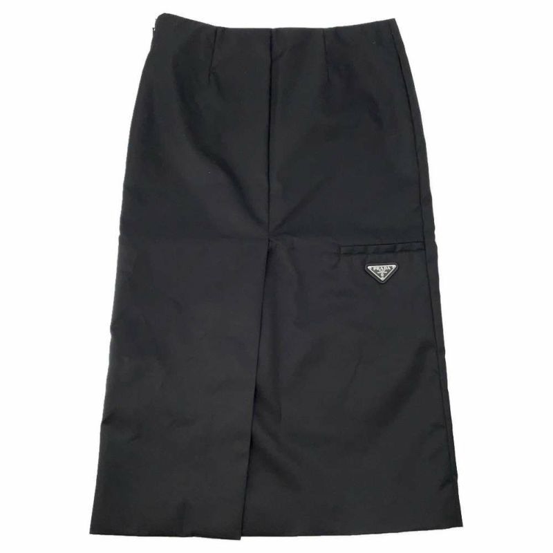 プラダ スカート 三角ロゴ ナイロン レディースサイズ36 21H924 PRADA アパレル 黒