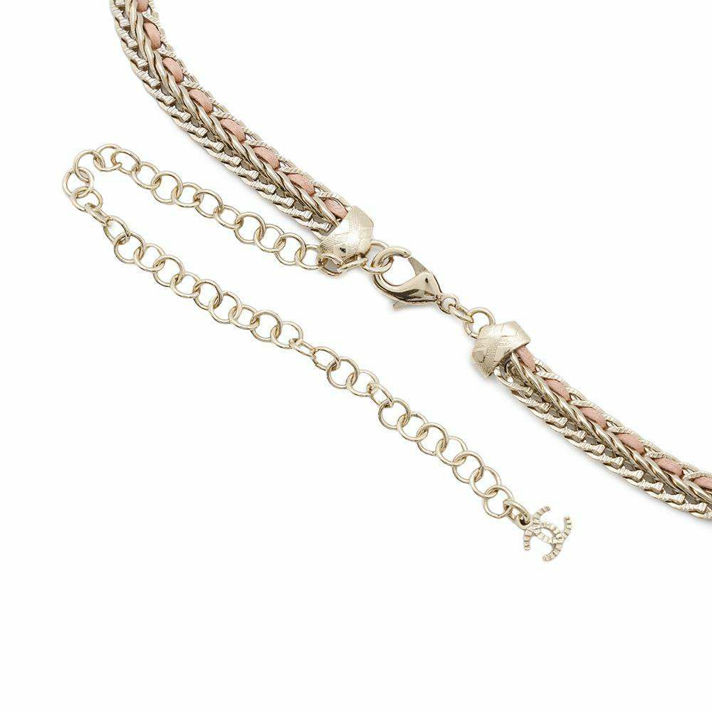 シャネル チョーカー ココマーク レザー ラインストーン メタル B22 S AB8307 CHANEL アクセサリー