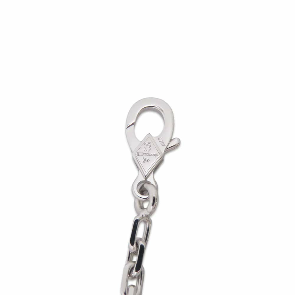 ヴァンクリーフ&アーペル ネックレス ヴィンテージ アルハンブラ ロングネックレス 20モチーフ カルセドニー K18WG VCARD80900