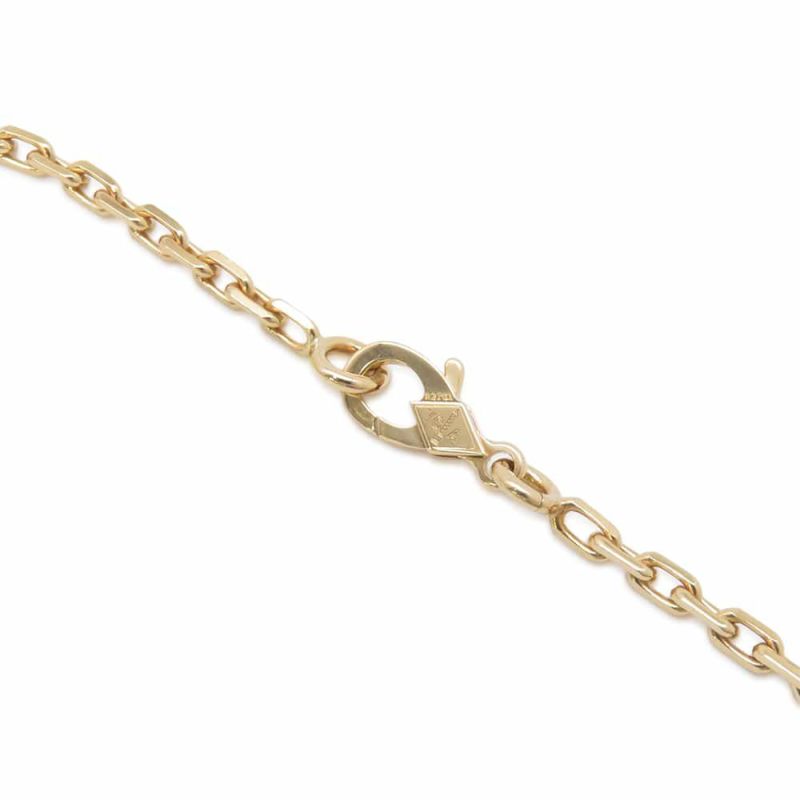 ヴァンクリーフ&アーペル ブレスレット ラッキー アルハンブラ 4モチーフ カーネリアン タイガーズアイ マザーオブパール マラカイト K18YG