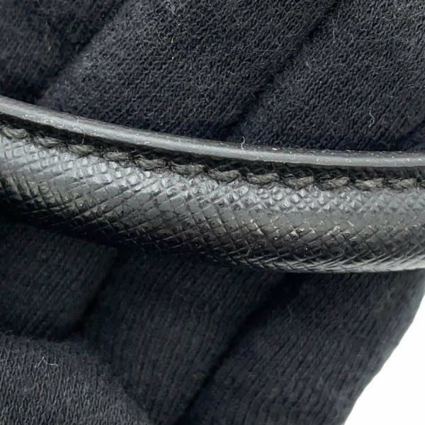 プラダ トートバッグ トライアングルロゴ サフィアーノレザー 2VG039 PRADA 黒