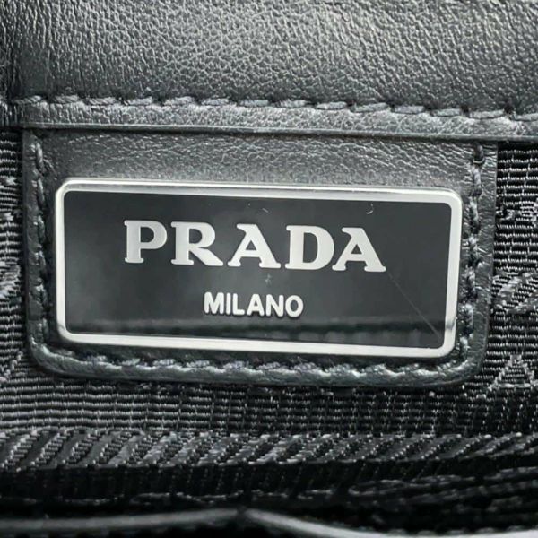 プラダ トートバッグ トライアングルロゴ サフィアーノレザー 2VG039 PRADA 黒