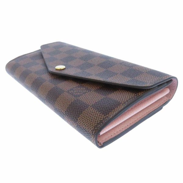 ルイヴィトン 長財布 ダミエ ポルトフォイユ・サラ ローズバレリーヌ N60114 LOUIS VUITTON ヴィトン 財布