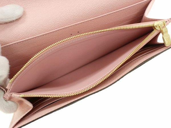 ルイヴィトン 長財布 ダミエ ポルトフォイユ・サラ ローズバレリーヌ N60114 LOUIS VUITTON ヴィトン 財布