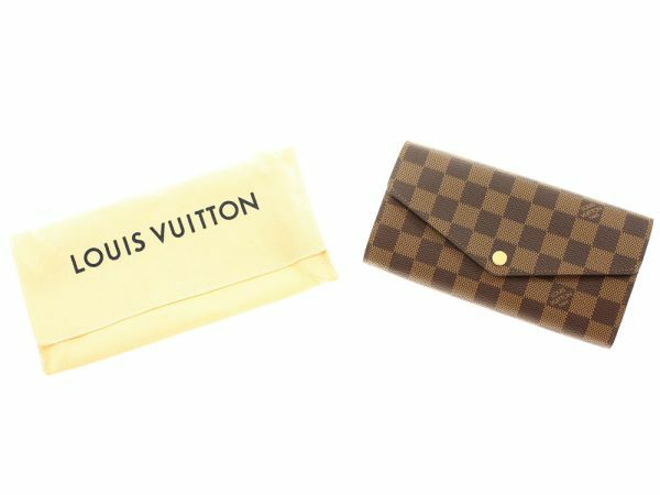 ルイヴィトン 長財布 ダミエ ポルトフォイユ・サラ ローズバレリーヌ N60114 LOUIS VUITTON ヴィトン 財布