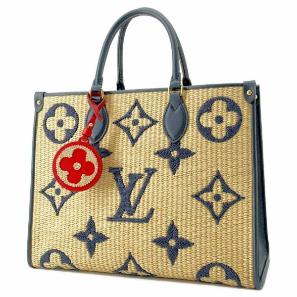 ルイヴィトン トートバッグ モノグラム・ラフィア オンザゴーMM M57723 LOUIS VUITTON ヴィトン