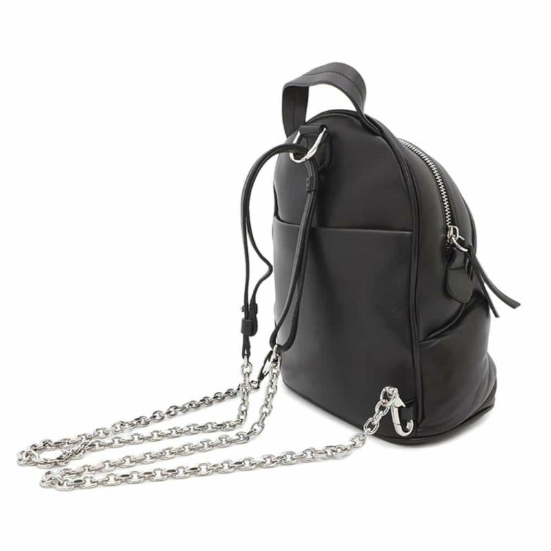 メゾンマルジェラ リュックサック グラムスラム ラムスキン S56WA0014 Maison Margiela ショルダーバッグ 黒 2way