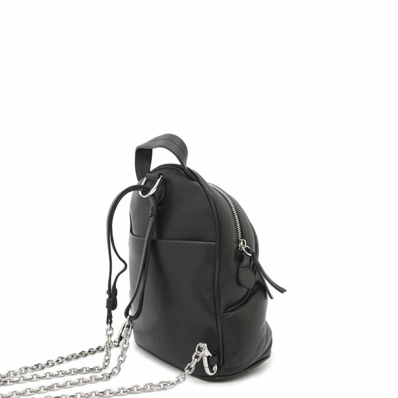 メゾンマルジェラ リュックサック グラムスラム ラムスキン S56WA0014 Maison Margiela ショルダーバッグ 黒 2way