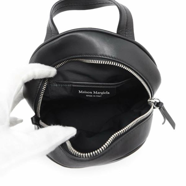 メゾンマルジェラ リュックサック グラムスラム ラムスキン S56WA0014 Maison Margiela ショルダーバッグ 黒 2way