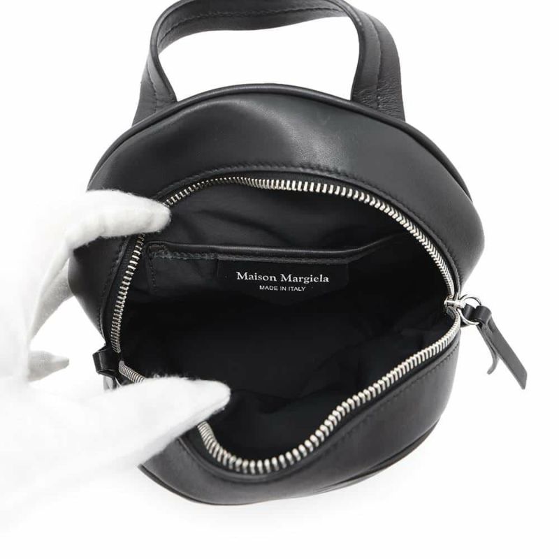 メゾンマルジェラ リュックサック グラムスラム ラムスキン S56WA0014 Maison Margiela ショルダーバッグ 黒 2way