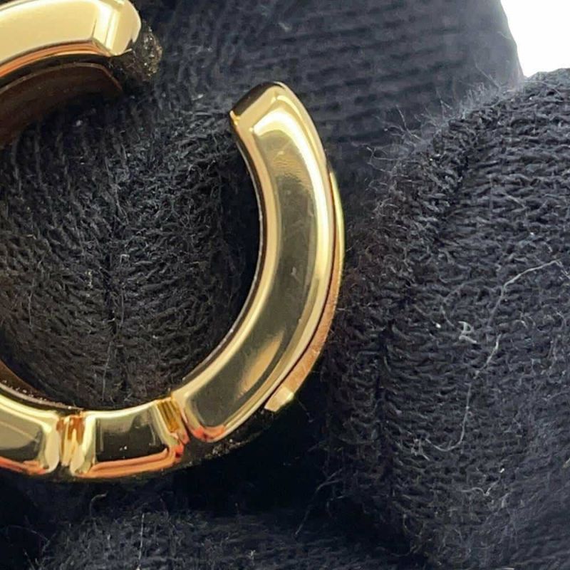 エルメス イヤーカフ オランプ ピンク/ゴールド金具 メタル リザード HERMES アクセサリー