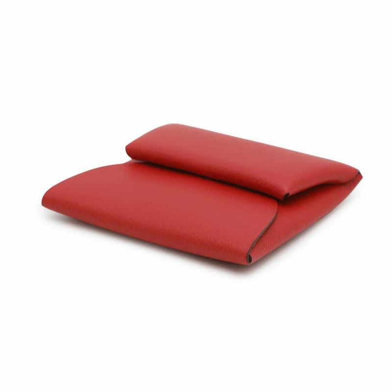 エルメス コインケース バスティア ルージュラデュー エバーカラー W刻印 HERMES 財布