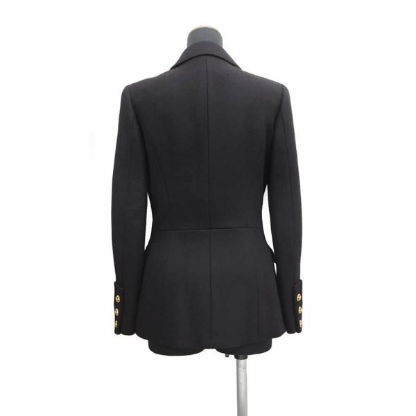 土日限定SALE！美しい✨CHANELジャケット38⭐︎クリポア シャネル ジャケット グリポアボタン ウール レディースサイズ38