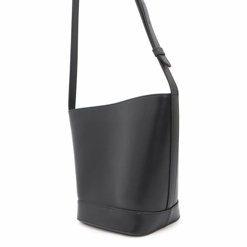 セリーヌ ショルダーバッグ スモール バケット キュイル トリオンフ カーフレザー 198243 CELINE 黒