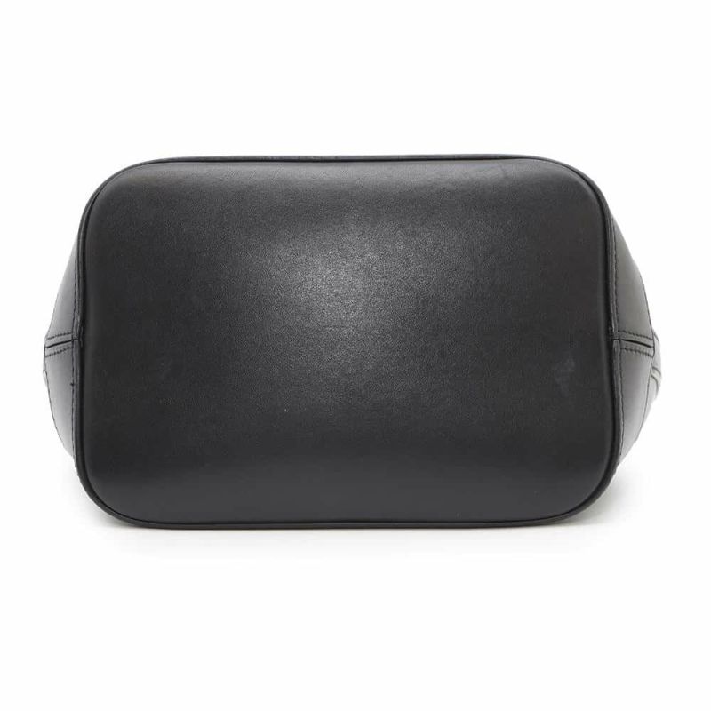 セリーヌ ショルダーバッグ スモール バケット キュイル トリオンフ カーフレザー 198243 CELINE 黒