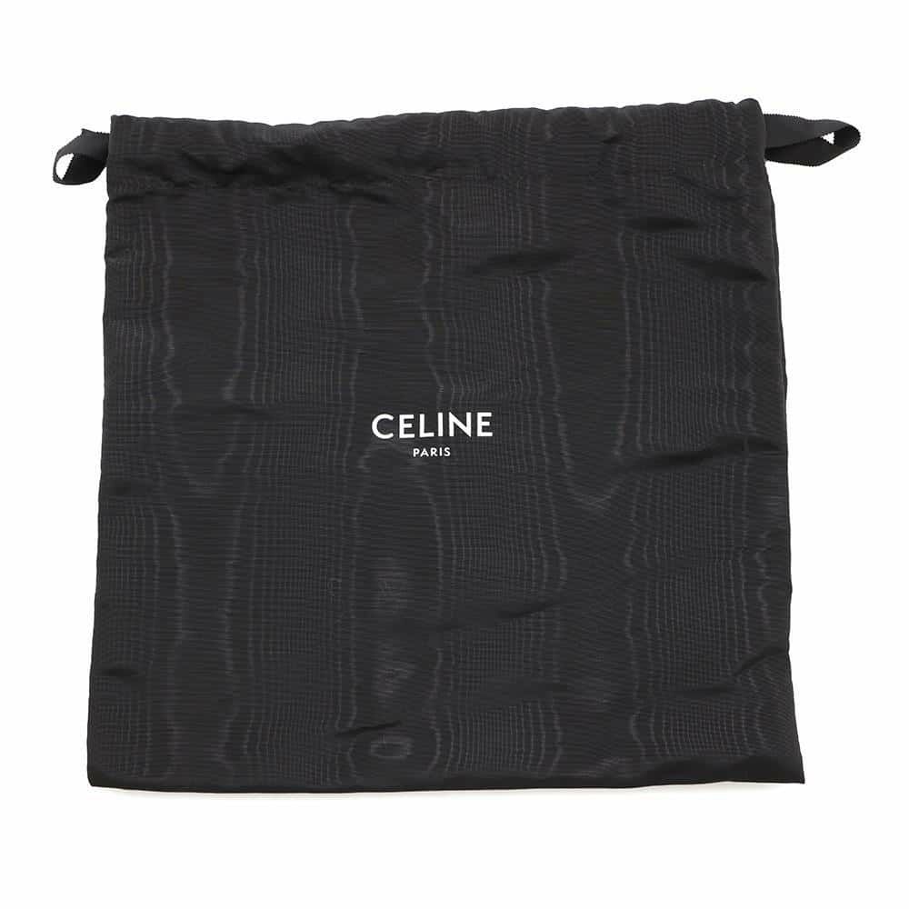 セリーヌ ショルダーバッグ スモール バケット キュイル トリオンフ カーフレザー 198243 CELINE 黒