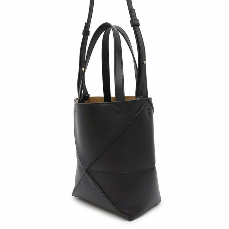 ロエベ ハンドバッグ パズルフォルド ミニトート A657V25X01 LOEWE 2wayショルダーバッグ 黒