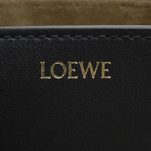 ロエベ ハンドバッグ パズルフォルド ミニトート A657V25X01 LOEWE 2wayショルダーバッグ 黒