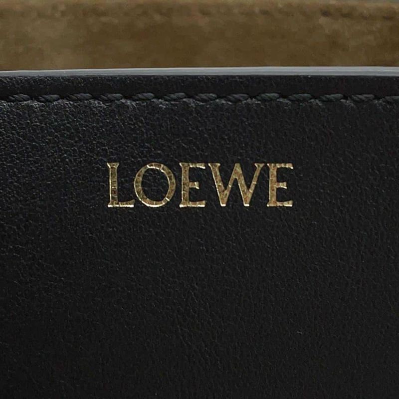 ロエベ ハンドバッグ パズルフォルド ミニトート A657V25X01 LOEWE 2wayショルダーバッグ 黒