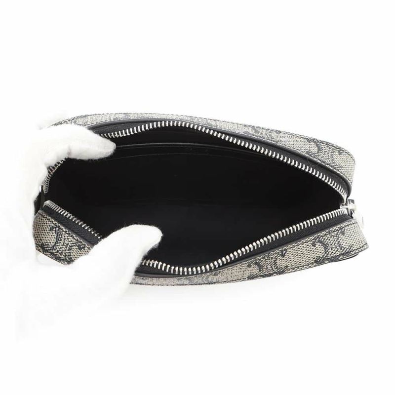 セリーヌ ショルダーバッグ トリオンフ スモール メッセンジャー PVC/レザー 113942 CELINE 黒