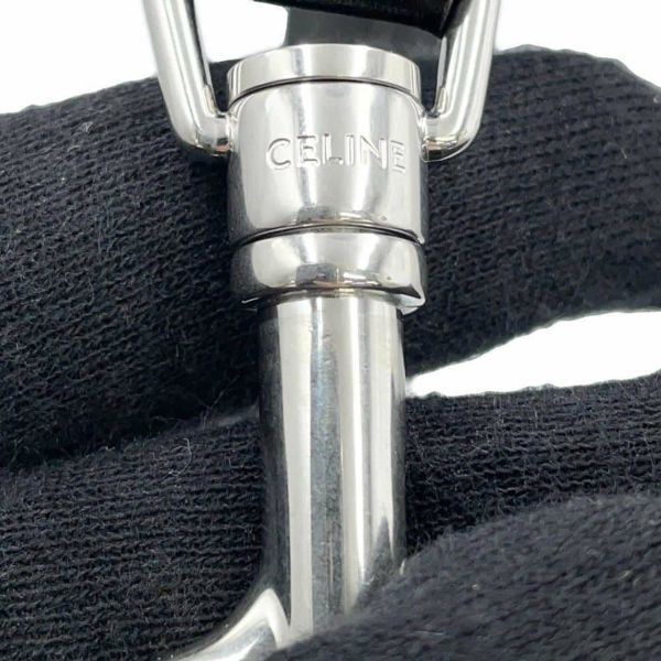 セリーヌ ショルダーバッグ トリオンフ スモール メッセンジャー PVC/レザー 113942 CELINE 黒