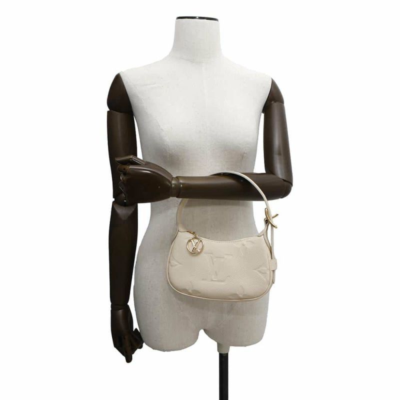 ルイヴィトン ハンドバッグ モノグラム・アンプラント ミニムーン M82519 LOUIS VUITTON アイボリー