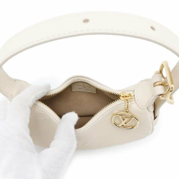 ルイヴィトン ハンドバッグ モノグラム・アンプラント ミニムーン M82519 LOUIS VUITTON アイボリー