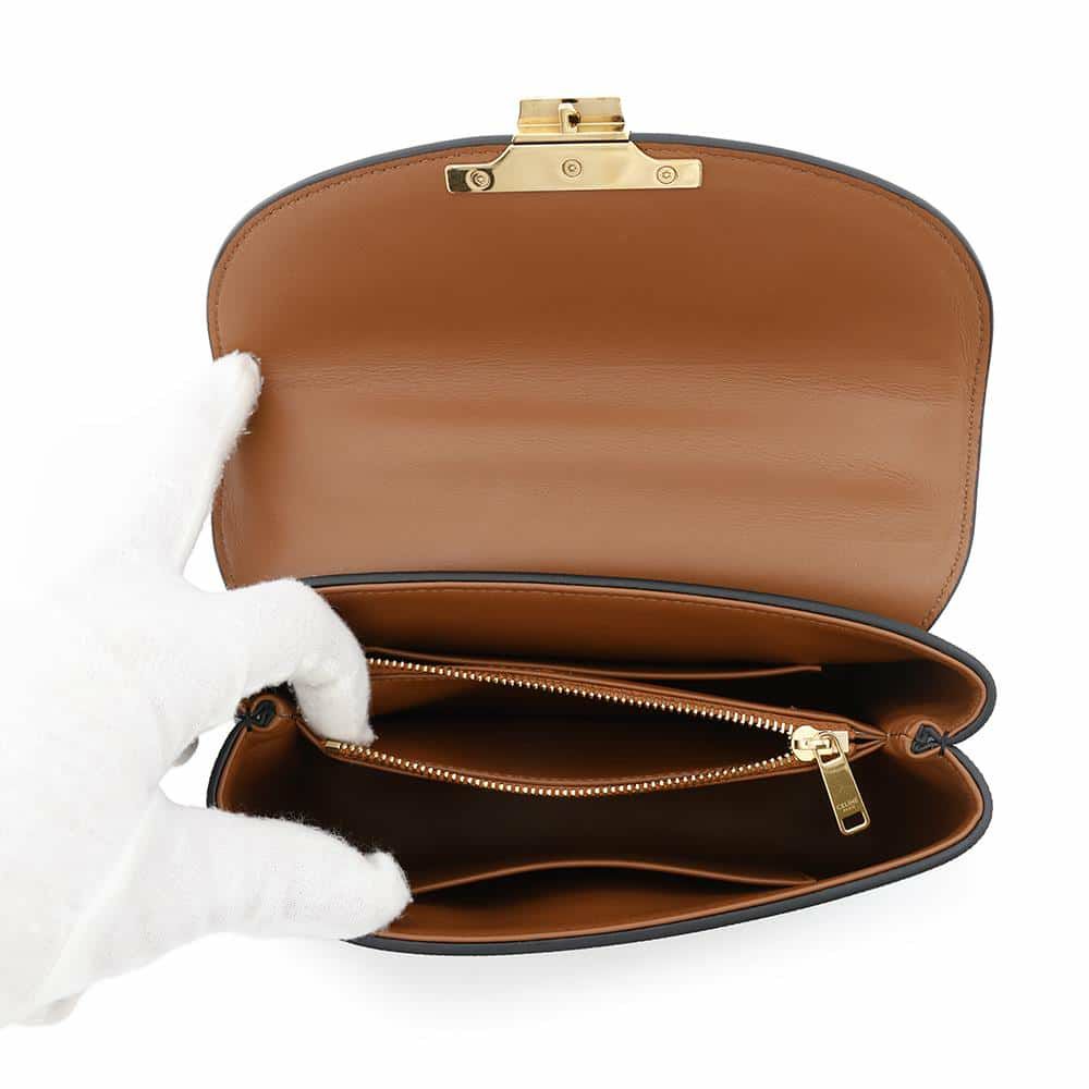 セリーヌ ハンドバッグ トリオンフ ティーン ニノ PVC 118113 CELINE 2way ブラウン