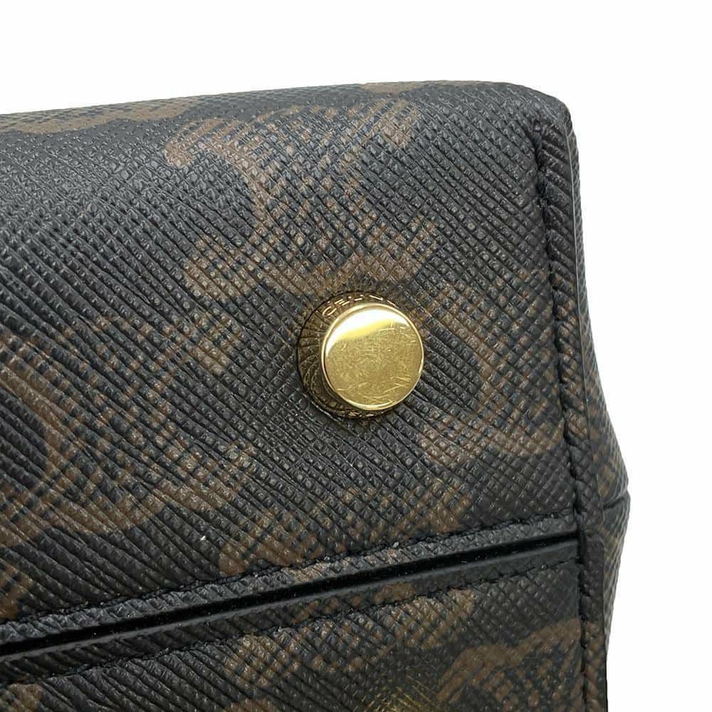 セリーヌ ハンドバッグ トリオンフ ティーン ニノ PVC 118113 CELINE 2way ブラウン