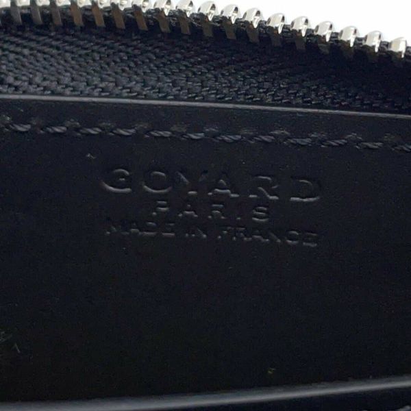 ゴヤール コインケース ヘリンボーン マティニョン PM GOYARD ラウンドジップ 財布 黒