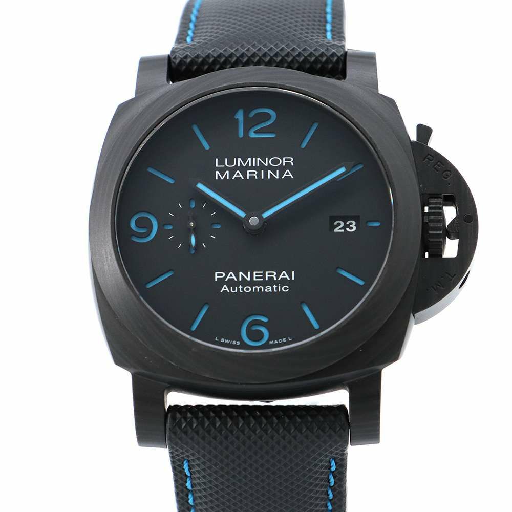 パネライ ルミノール マリーナ カーボテック W番 PAM01661 PANERAI 腕時計 黒文字盤