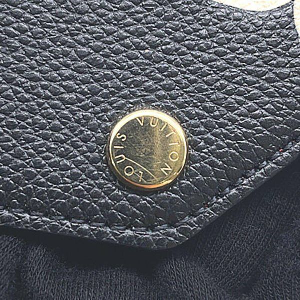 ルイヴィトン チェーンウォレット バイカラー モノグラム・アンプラント ポシェット・フェリシー M80482 黒 ブラック