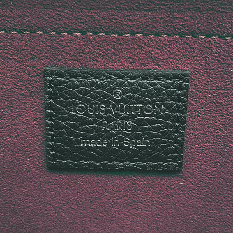 ルイヴィトン チェーンウォレット バイカラー モノグラム・アンプラント ポシェット・フェリシー M80482 黒 ブラック